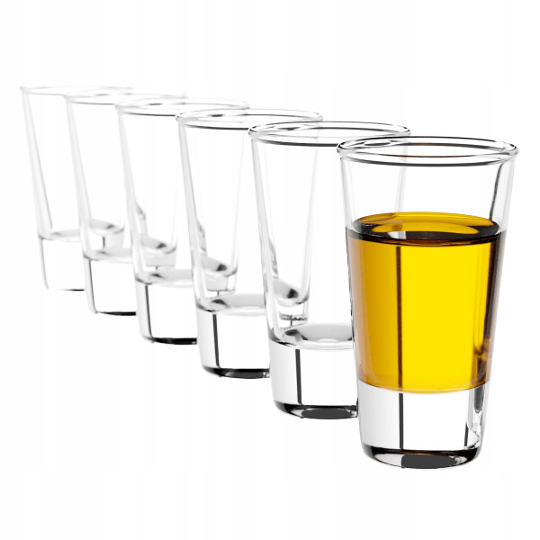 Kieliszki Do Wódki Shotów 28ml 12szt Kolorowe