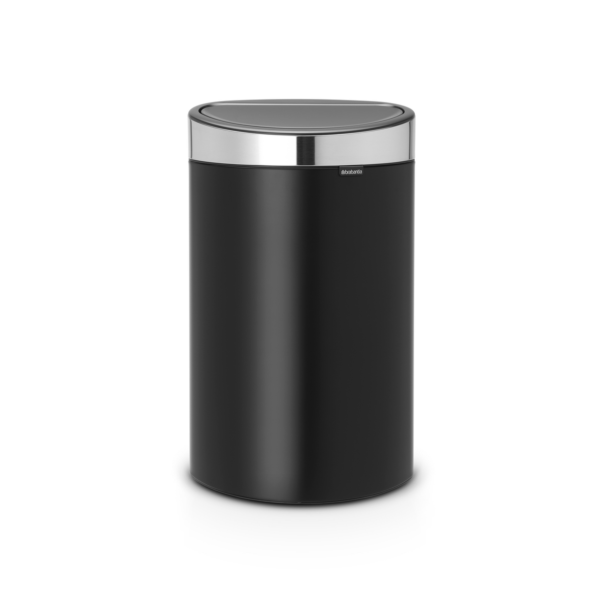 Brabantia Touch Bin New afvalemmer, 40 liter, kunststof binnenemmer 114847 - Matt Black