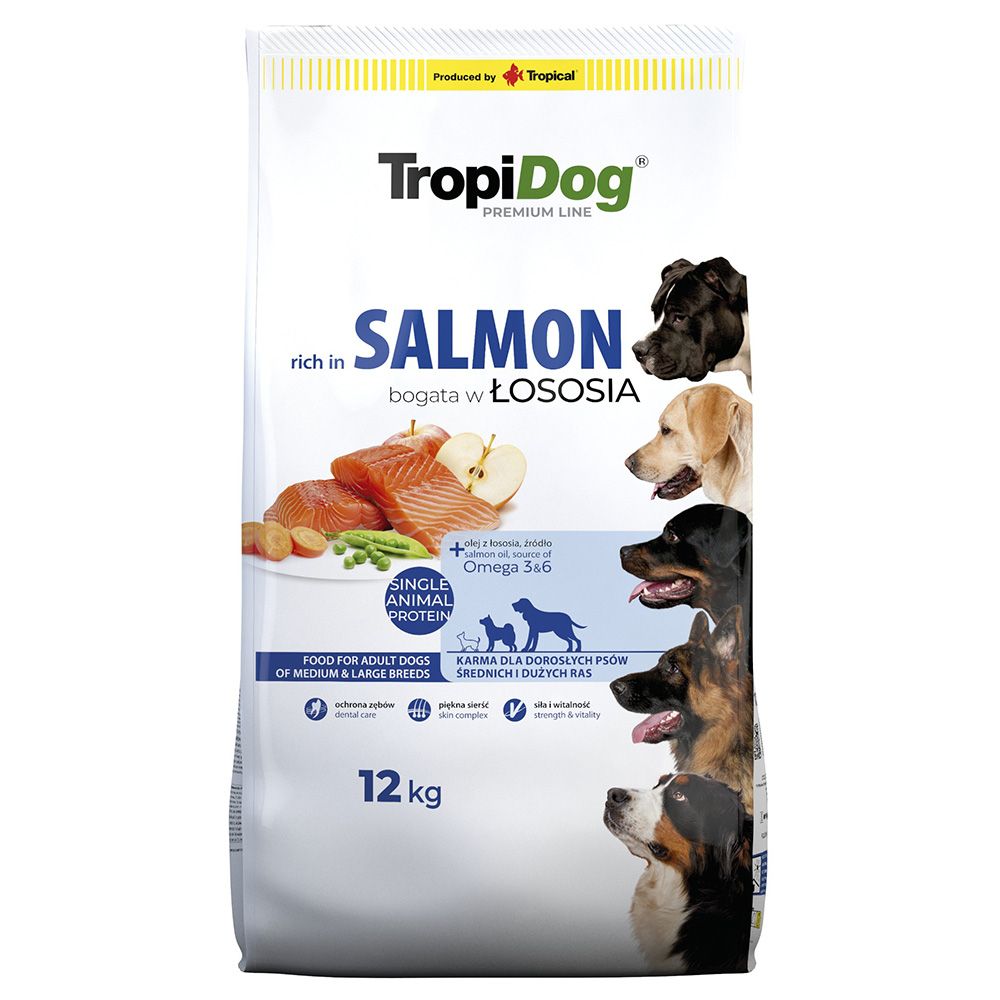 Tropidog Premium Adult Medium & Large Salmon