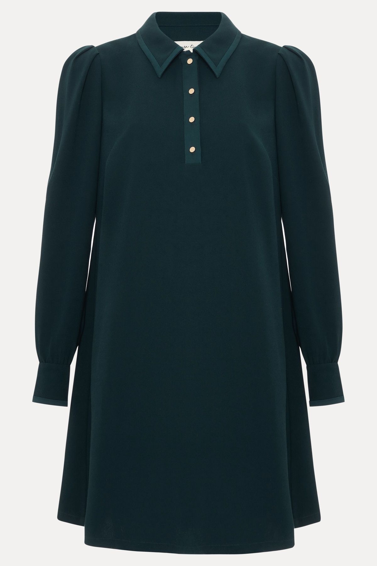 Phase Eight Gina Collared Long Sleeve Swing Dress