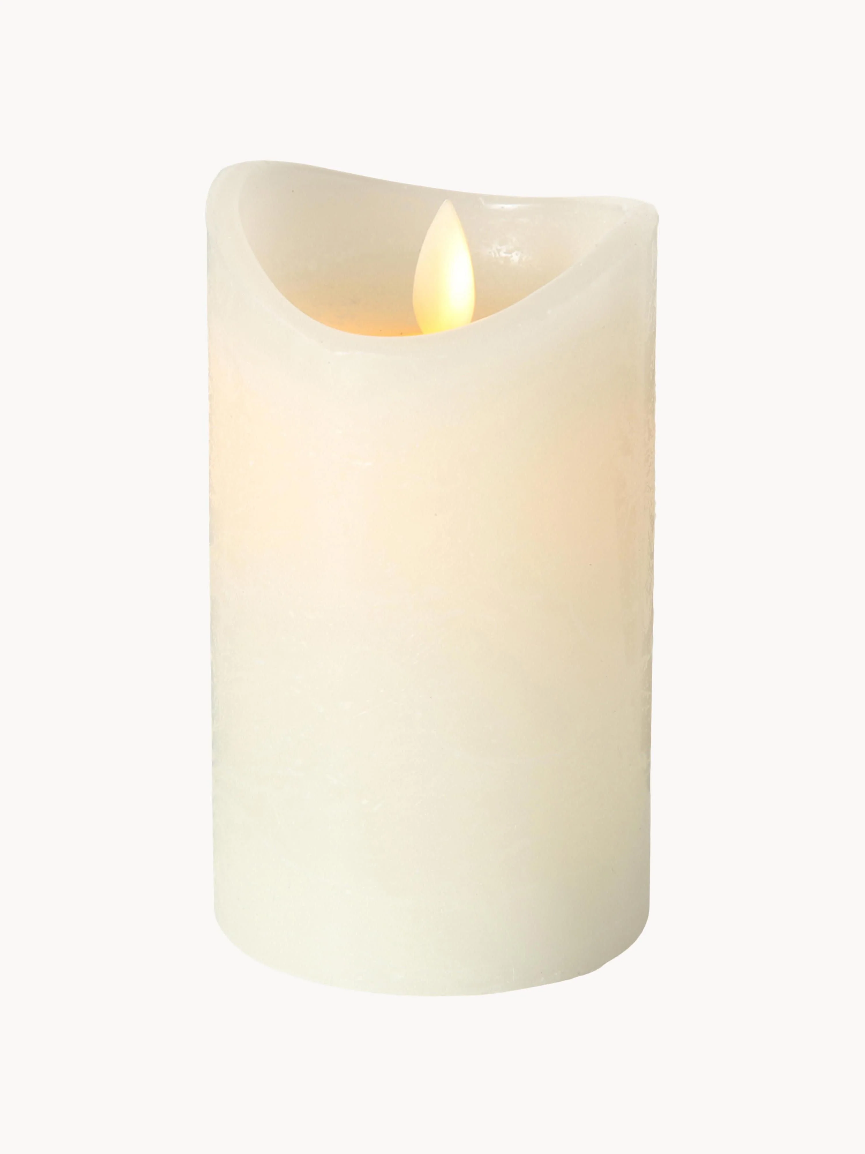 LED-Kerze Bino mit Flackerfunktion, H 12 cm