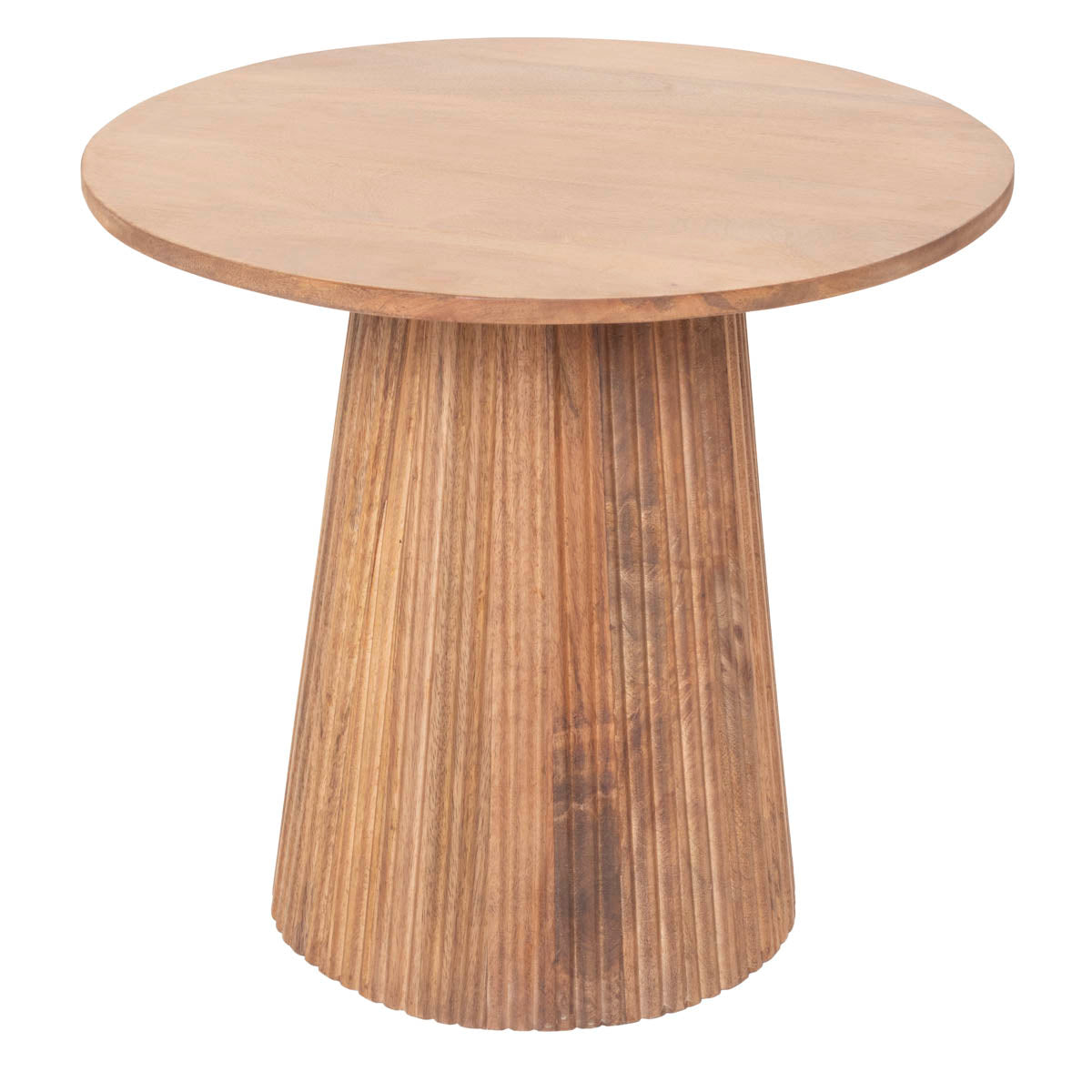 Giga Meubel Bijzettafel Salvador - Naturel Hout - 50x50x46cm