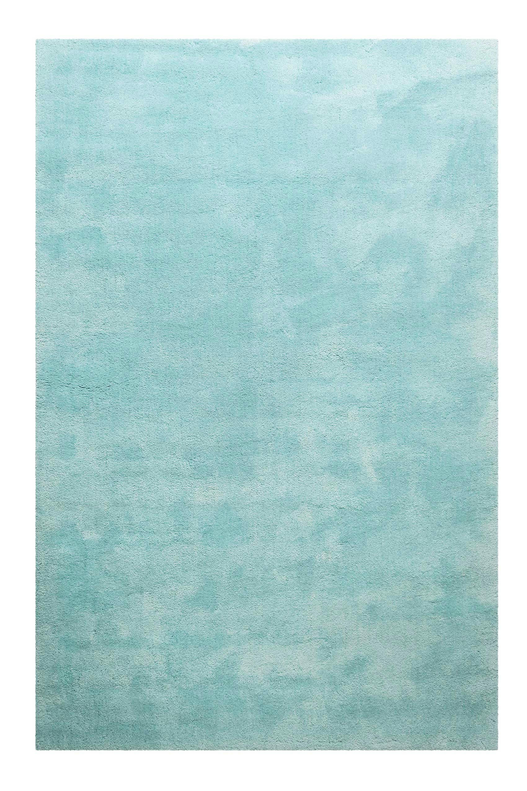PISA - Tapis en microfibre dense turquoise clair 70x140 cm