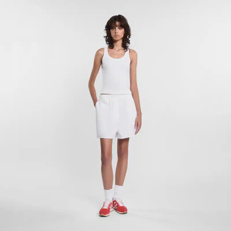 Shorts in cotton poplin