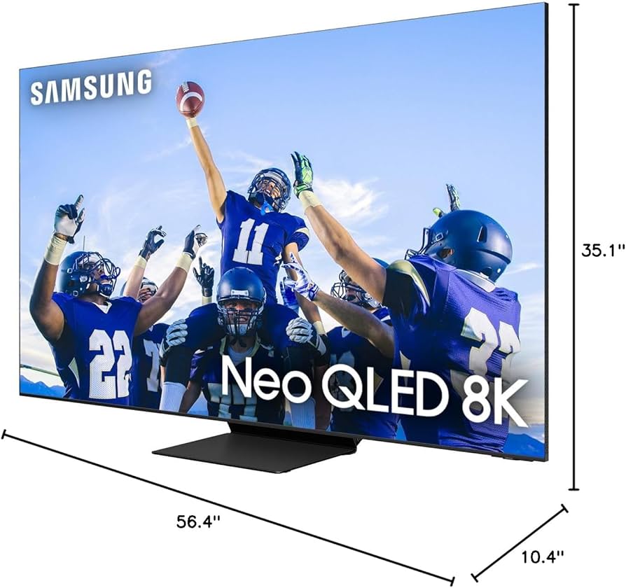 Samsung LED TV 75Inch, Smart AI & Neo QLED 8K AI Upscaling Pro, 100Hz, 4HDMI & 3USB