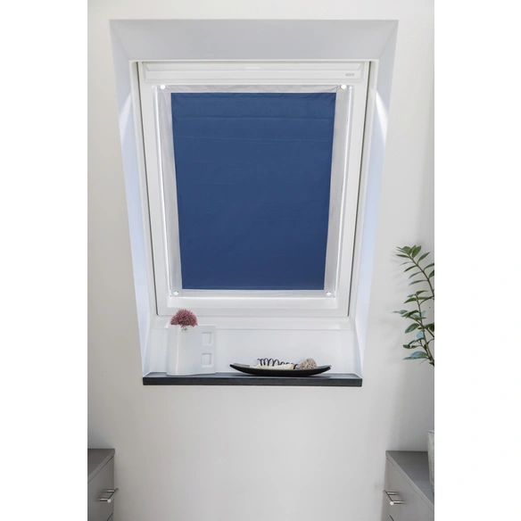 Sonnenschutz, Dachfenster, Thermofix, 59x96,9 cm, blau