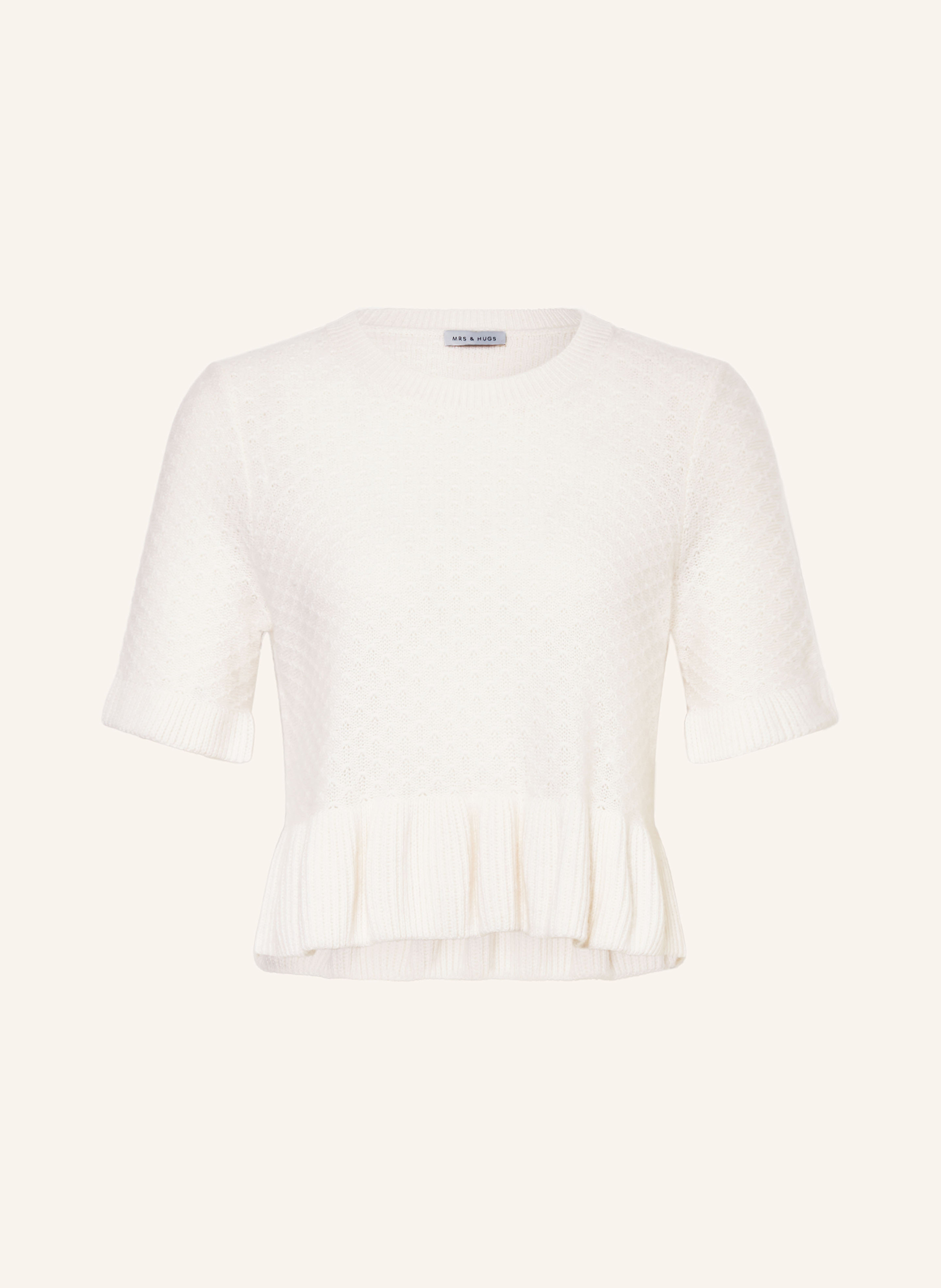 MRS & HUGS Strickshirt mit Cashmere