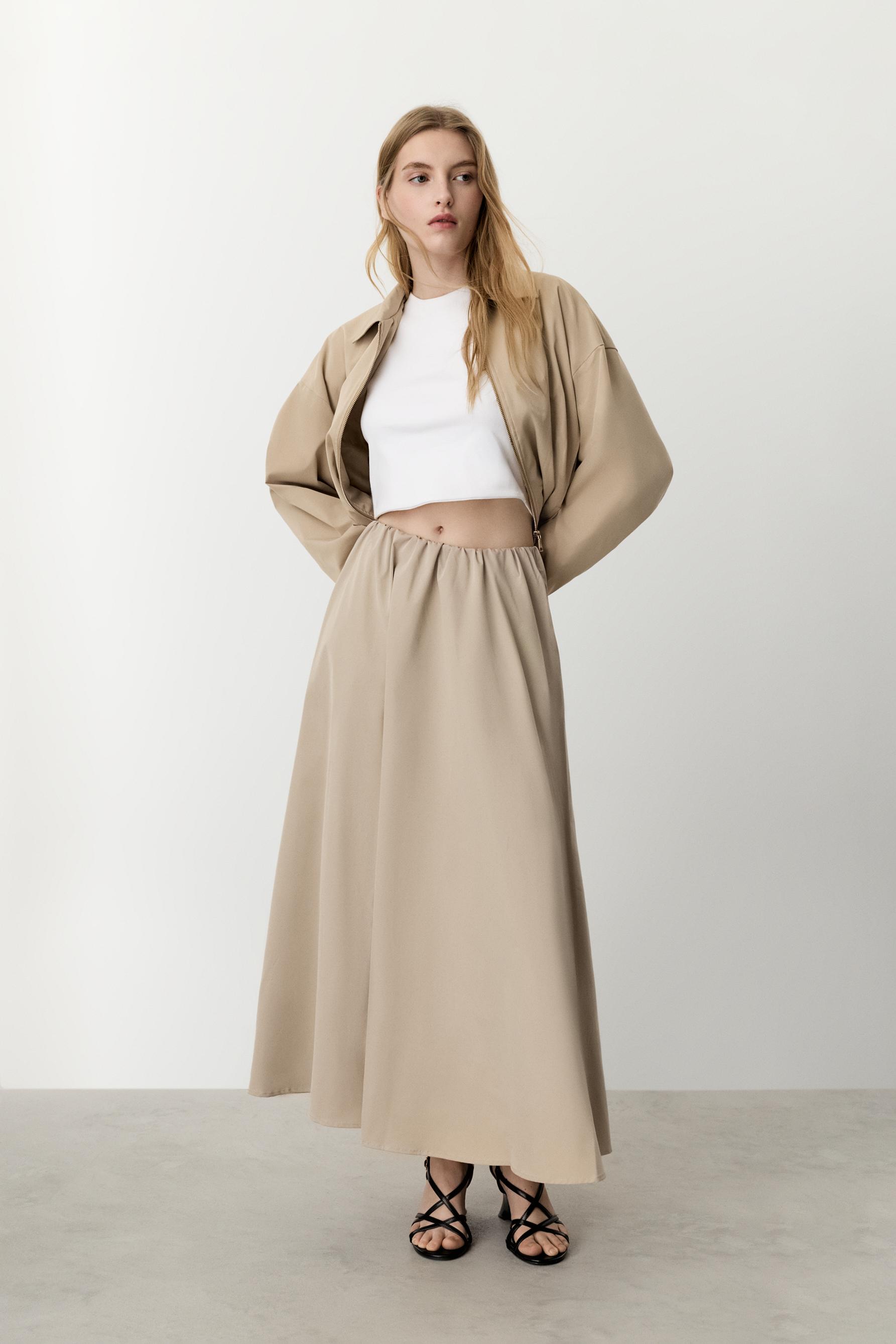 Falda midi