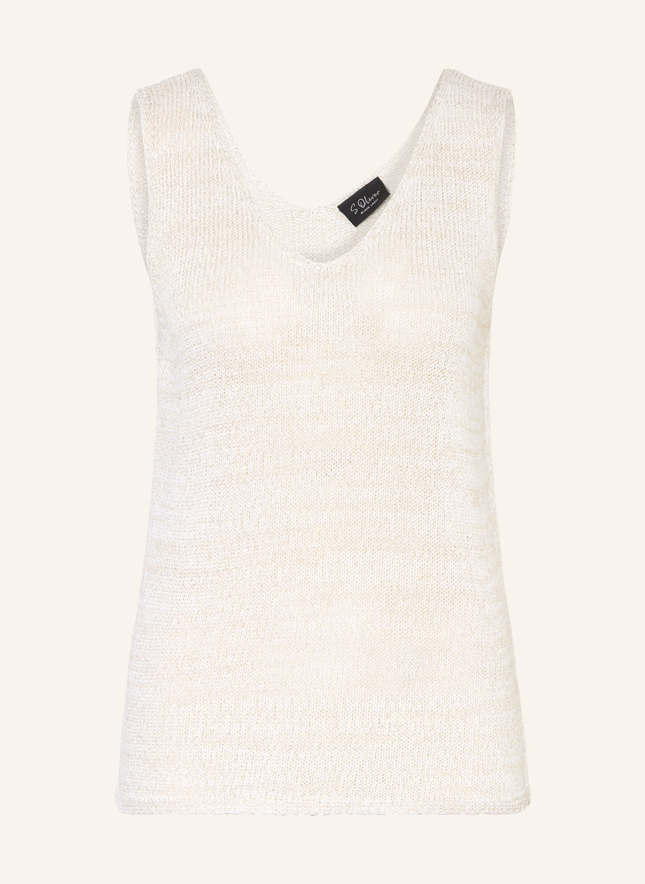 s.Oliver BLACK LABEL Stricktop mit Glitzergarn