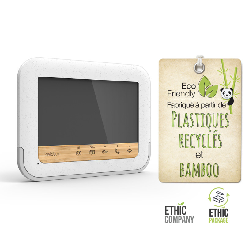 Vidéophone 2 fils Bamboo View AVIDSEN