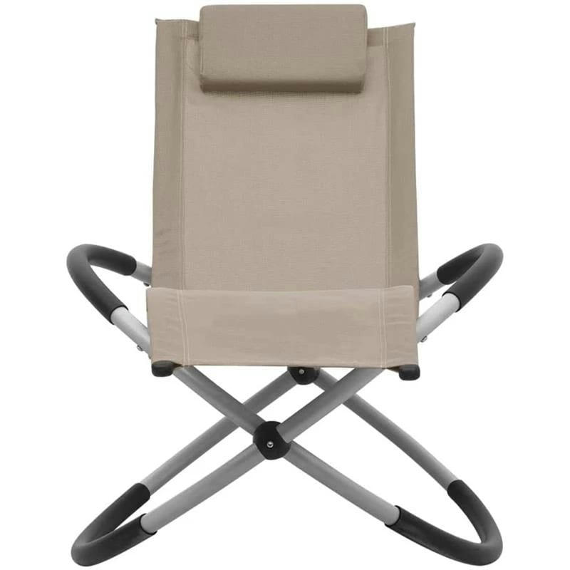 ELLITTICA - Rocking chair elliptique d'extérieur écru