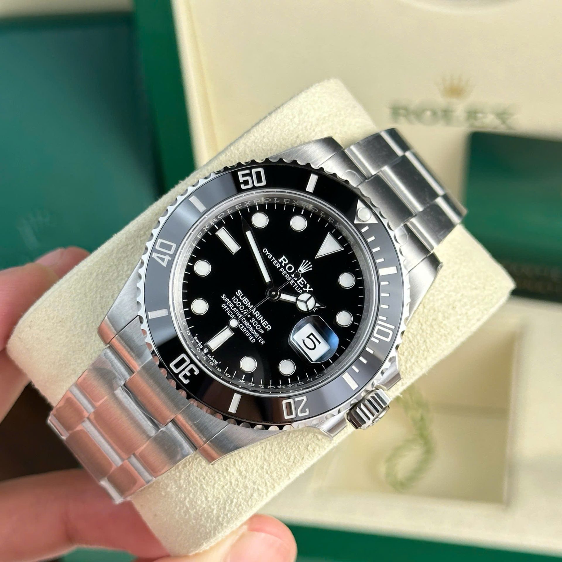 Rolex Submariner 126610LN 904L Steel Black Dial 41mm Oyster Super Clone