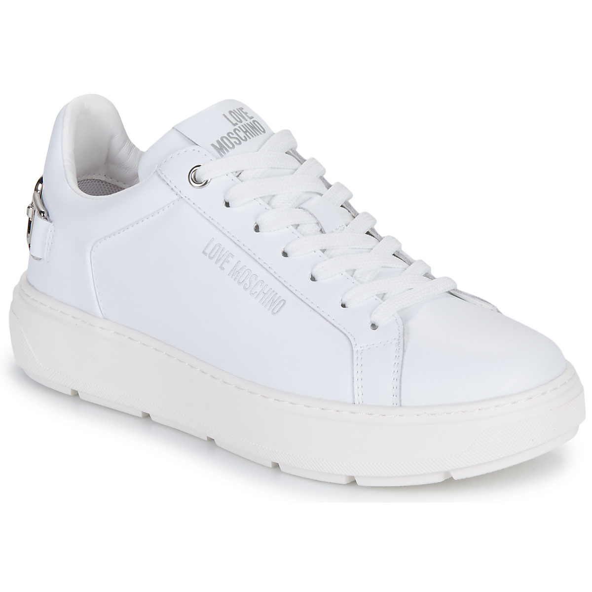 Love Moschino - LOVE CHAIN-STRAP SNEAKER - White