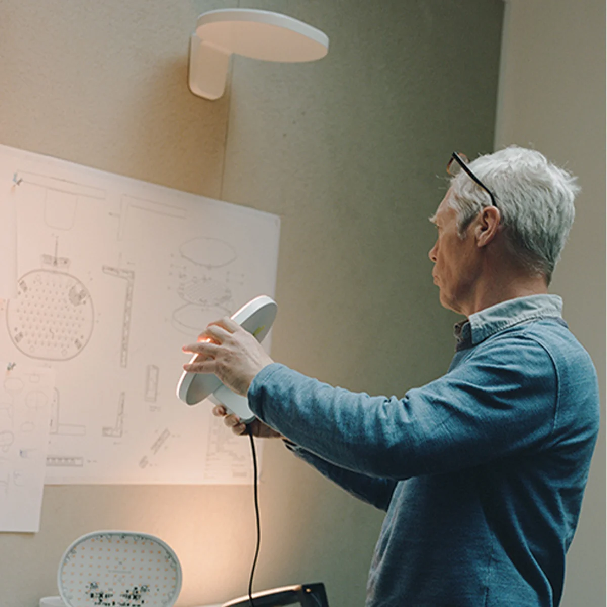 Flos - Oplight LED Wandleuchte W1, weiß