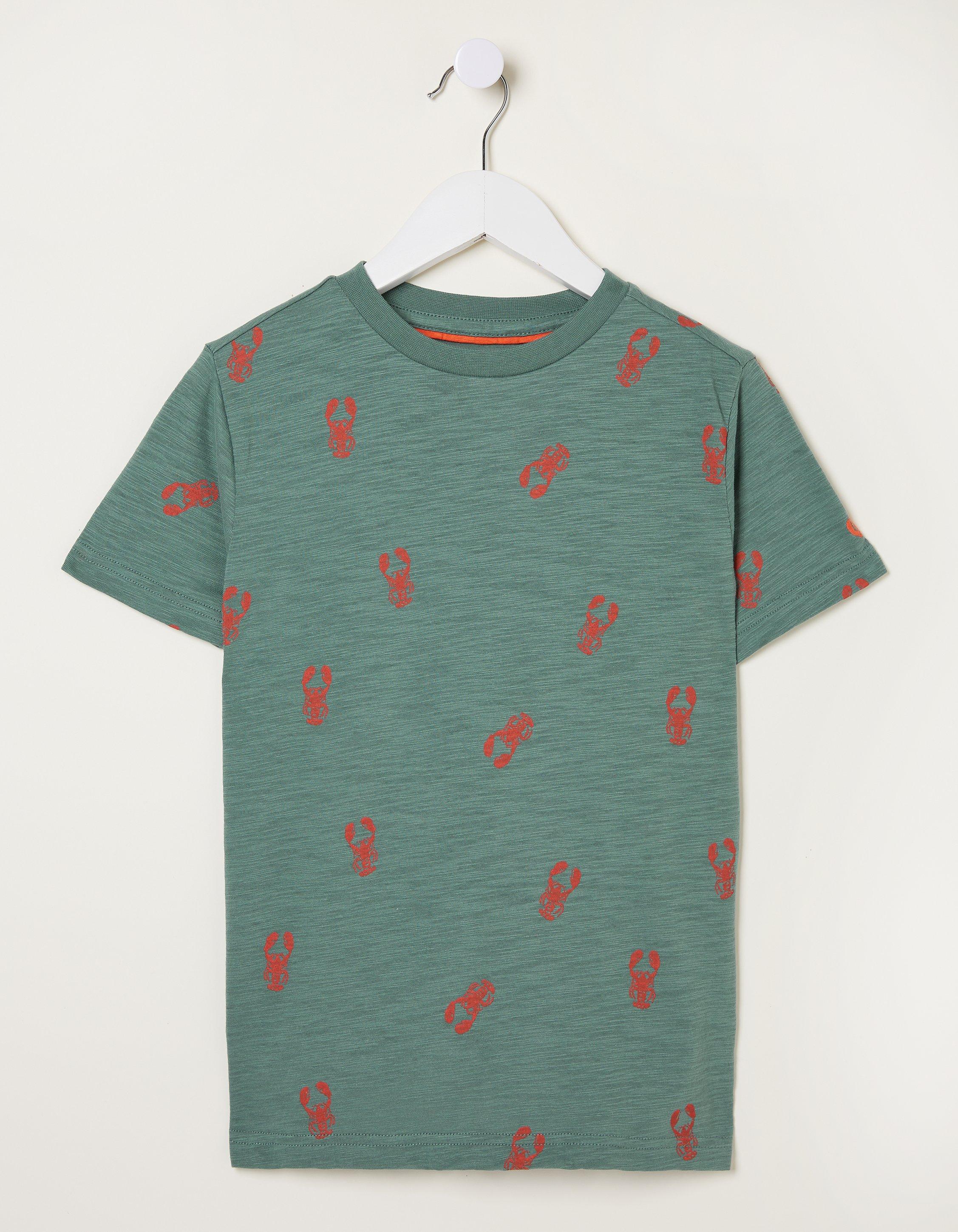 Lobster Printed Jersey T Shirt