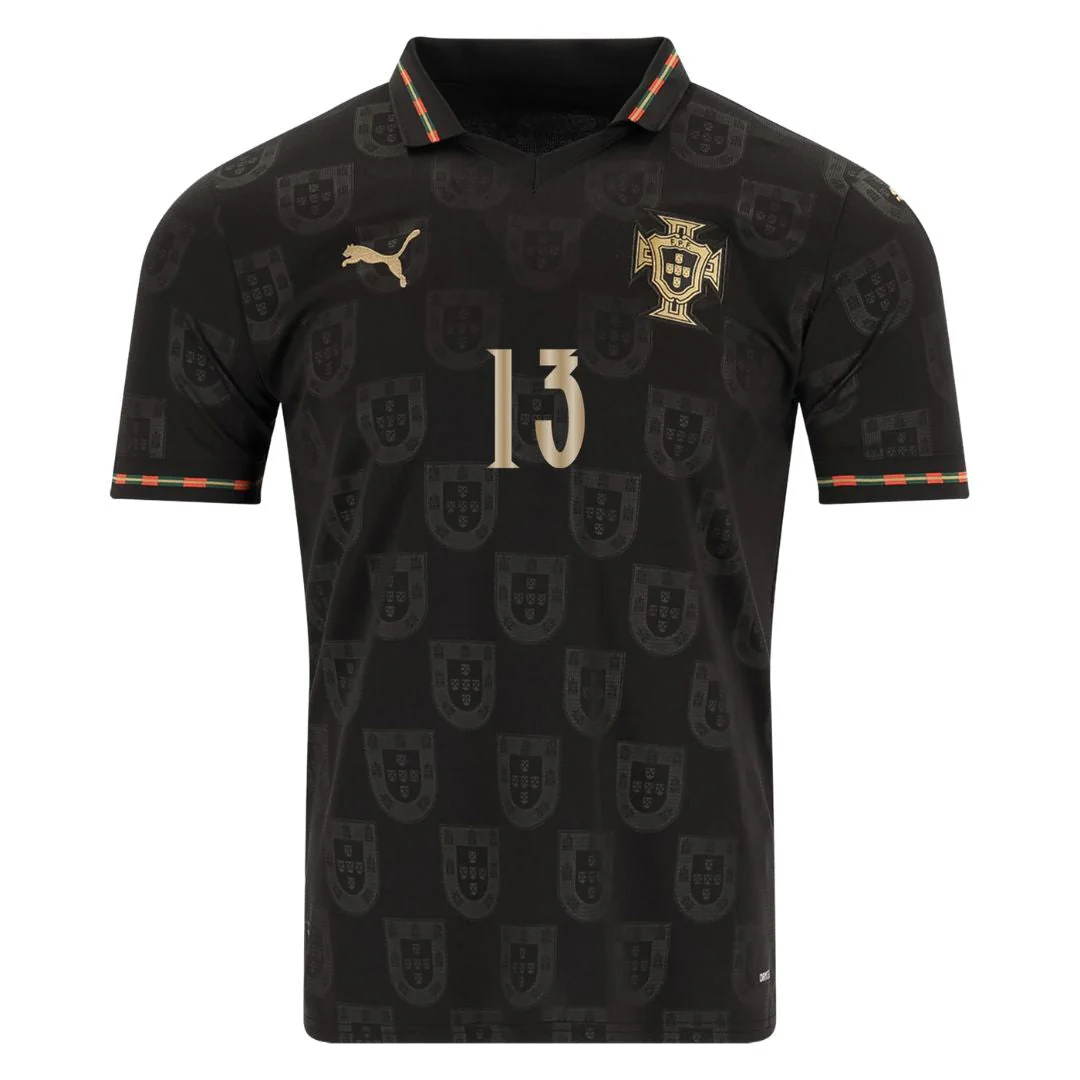 Portugal World Cup Fan Jersey Black Panther 2026 #13 Eusebio
