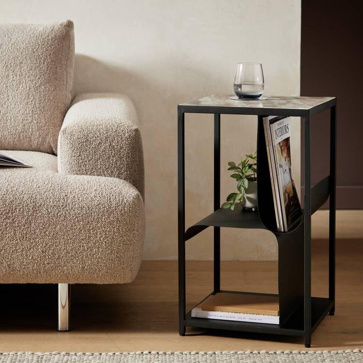 Habitat Sarai Side Table - Black