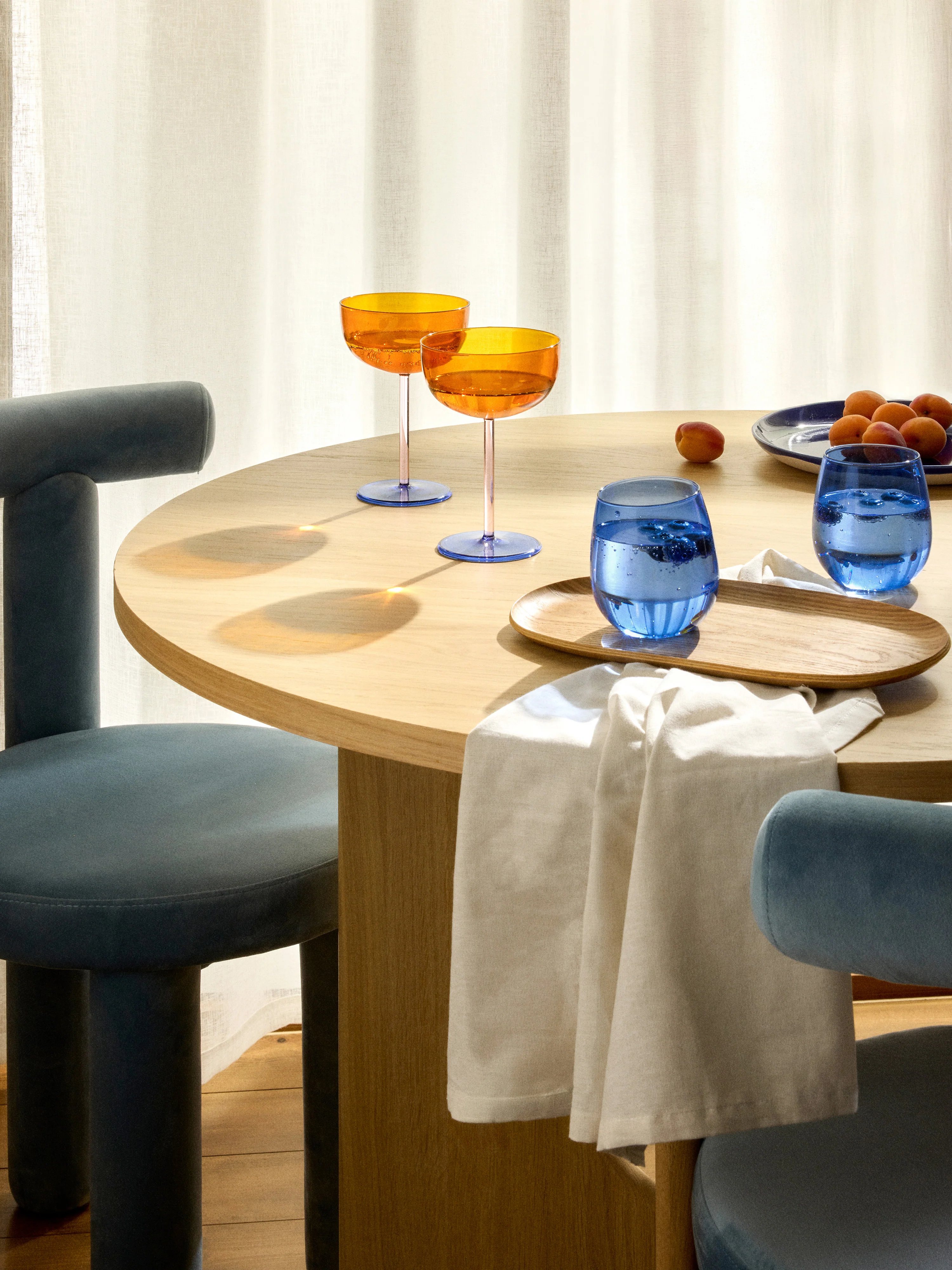 Mundgeblasene Champagnerschalen Karisa, 4er-Set