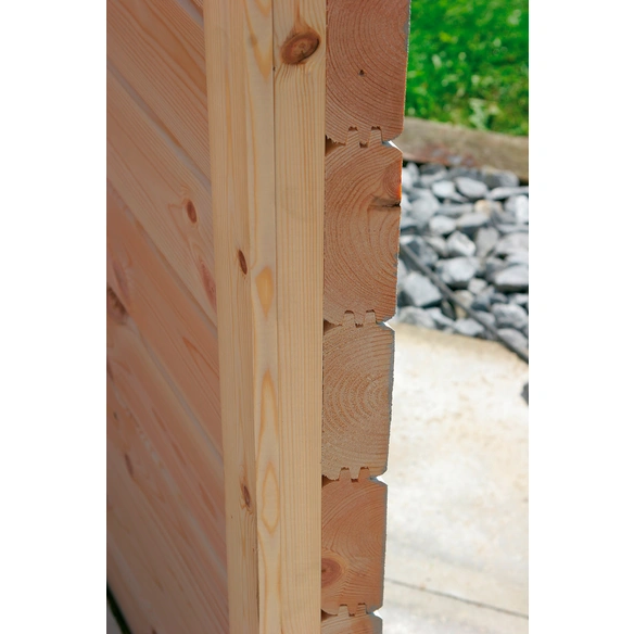 Holzpavillon »Milano 3.0«, achteckig, achteckig, BxT: 300,3 x 300,3 cm, inkl. Dacheindeckung