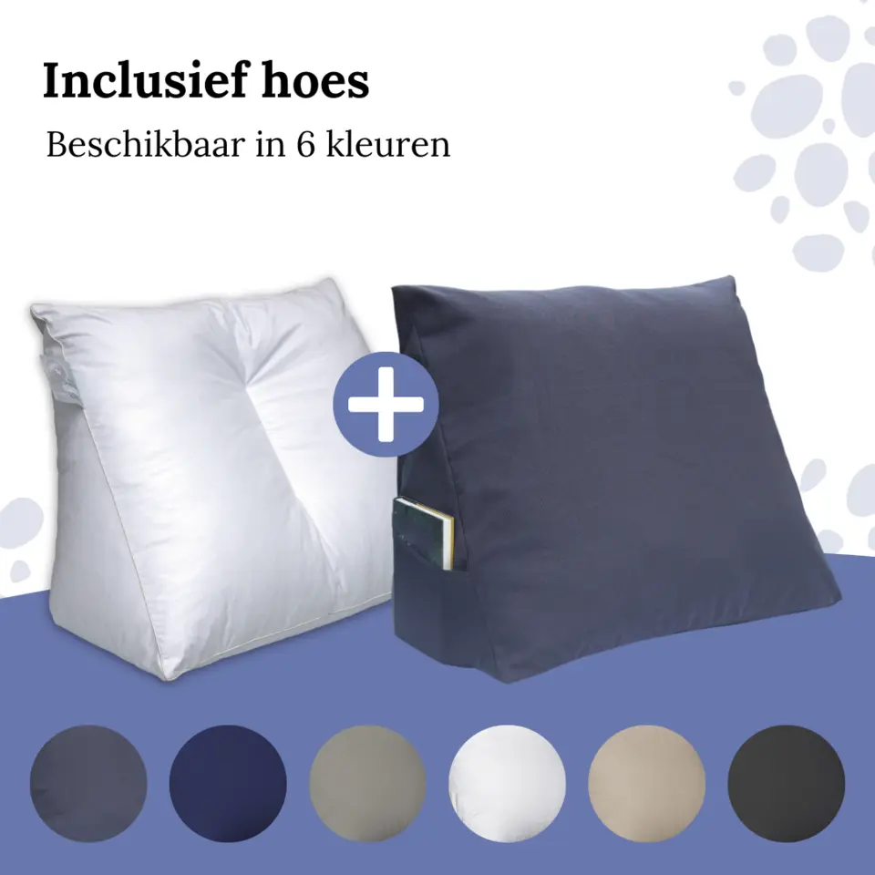 Ten Cate Leeskussen inclusief Leeskussen Hoes Antraciet