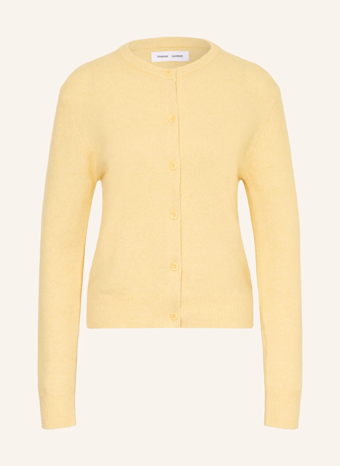 SAMSØE  SAMSØE Strickjacke NOR mit Alpaka