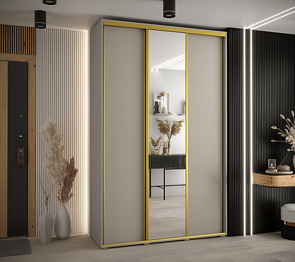 Armoire Dakota 3 a portes coulissantes 160/45/235,3portes