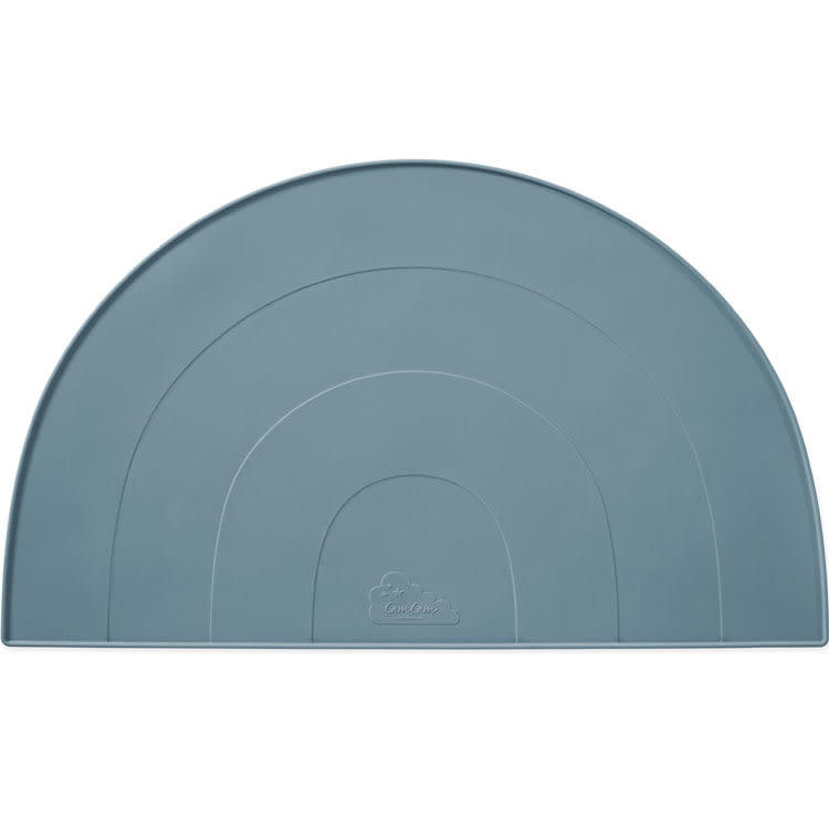 - Set de table en silicone arc-en-ciel bleu nuit