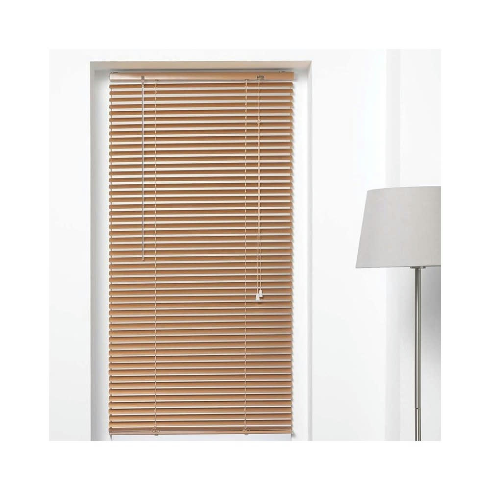 - Store vénitien à lamelles aluminium cuivre 90x180cm