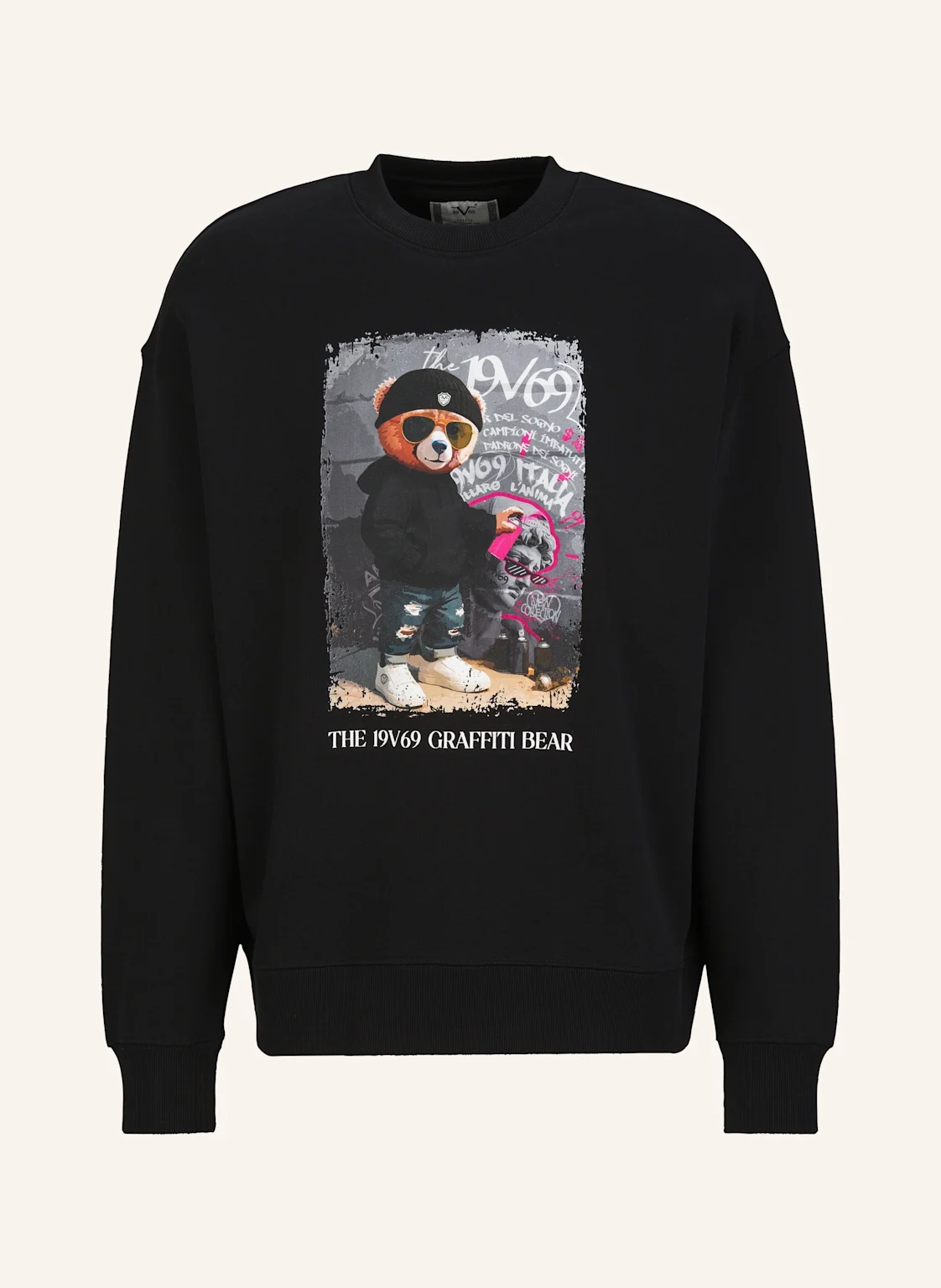 19V69 ITALIA Sweatshirt Omero Graffiti