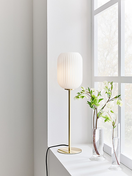 Lampa stołowa Cava metalowa złota