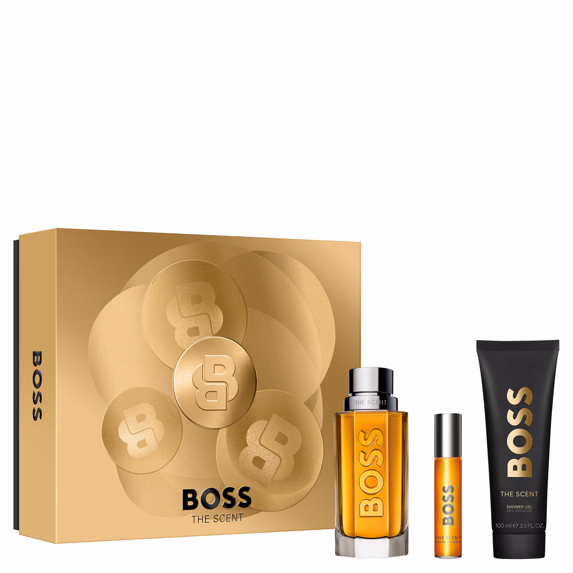 BOSS THE SCENT FOR HIMCoffret eau de toilette + gel douche + vaporisateur voyage