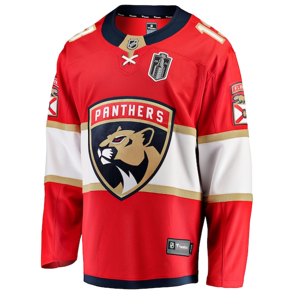 Sam Reinhart Florida Panthers  2025 Stanley Cup Final Home Breakaway Player Jersey - Red