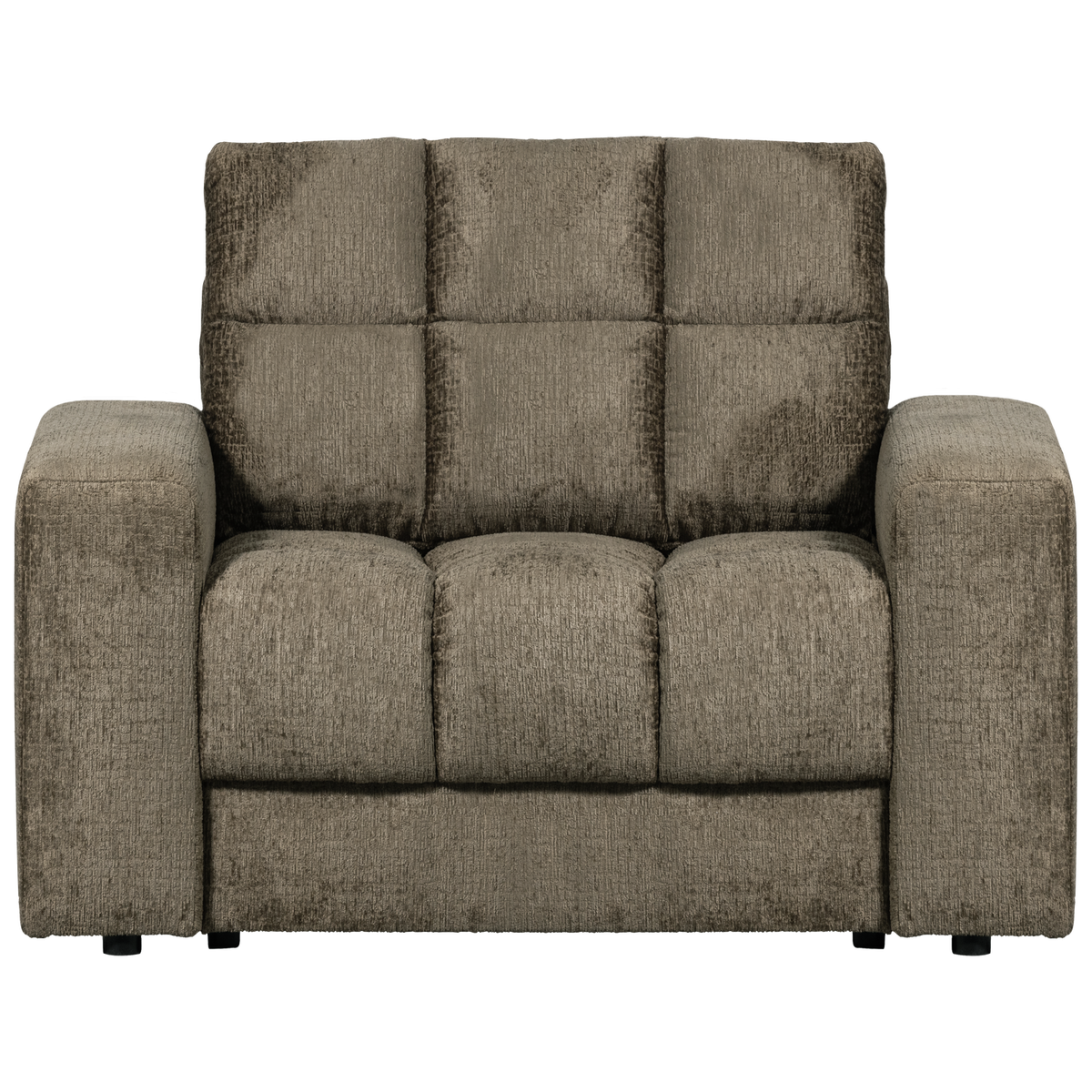 WOOOD fauteuil Second Date - Structure Velvet - Bonsai - 78x103x99