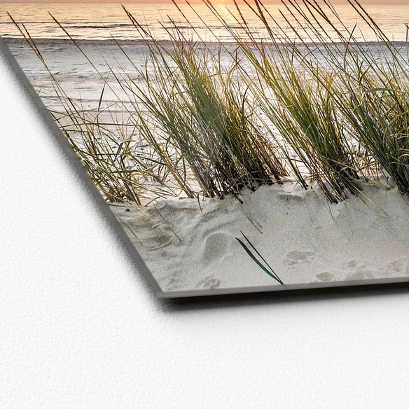 Glasbild »Lonely Dune«, mehrfarbig, Digitaldruck
