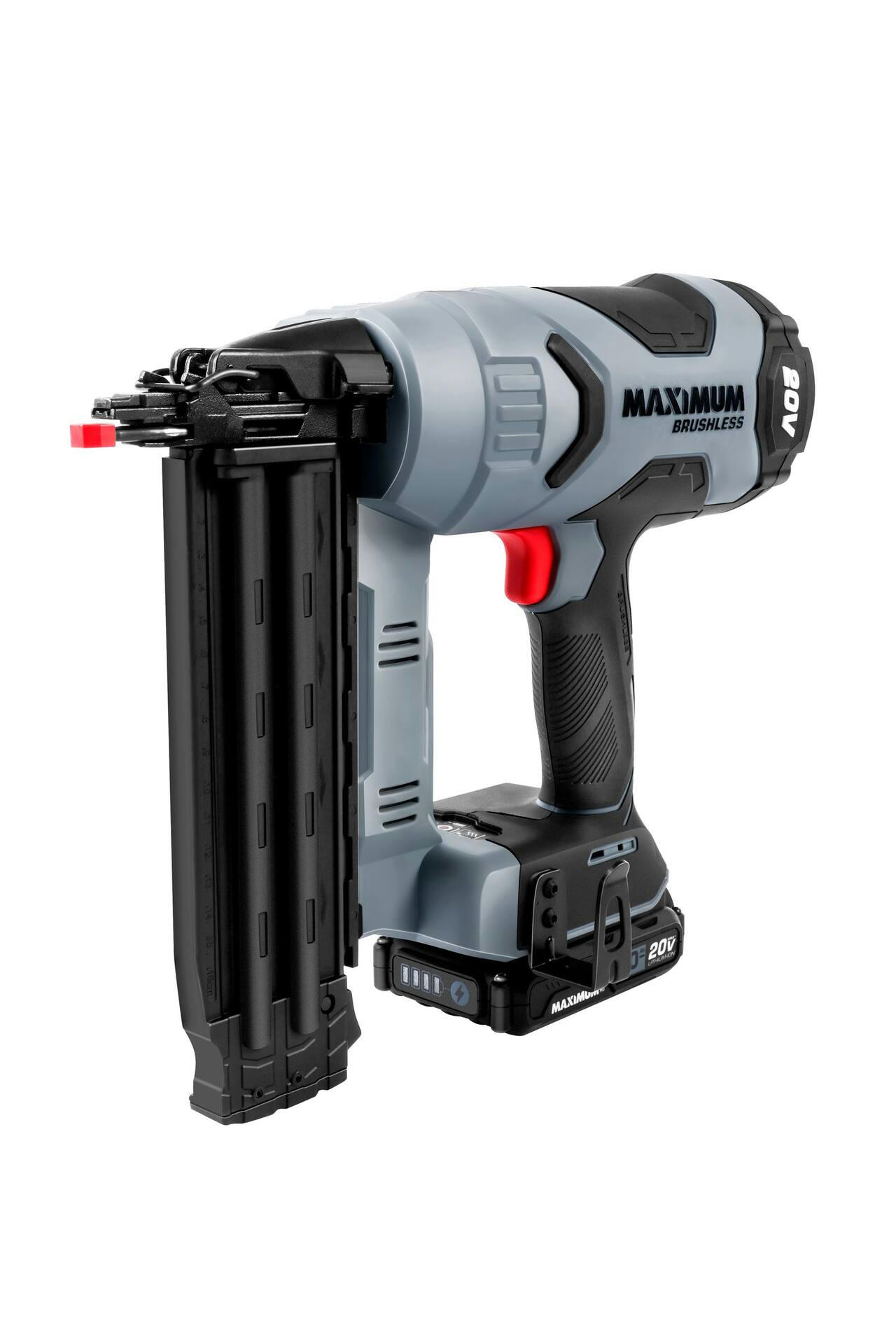 MAXIMUM 20V Electric 18-Gauge Brad Nailer with Work light