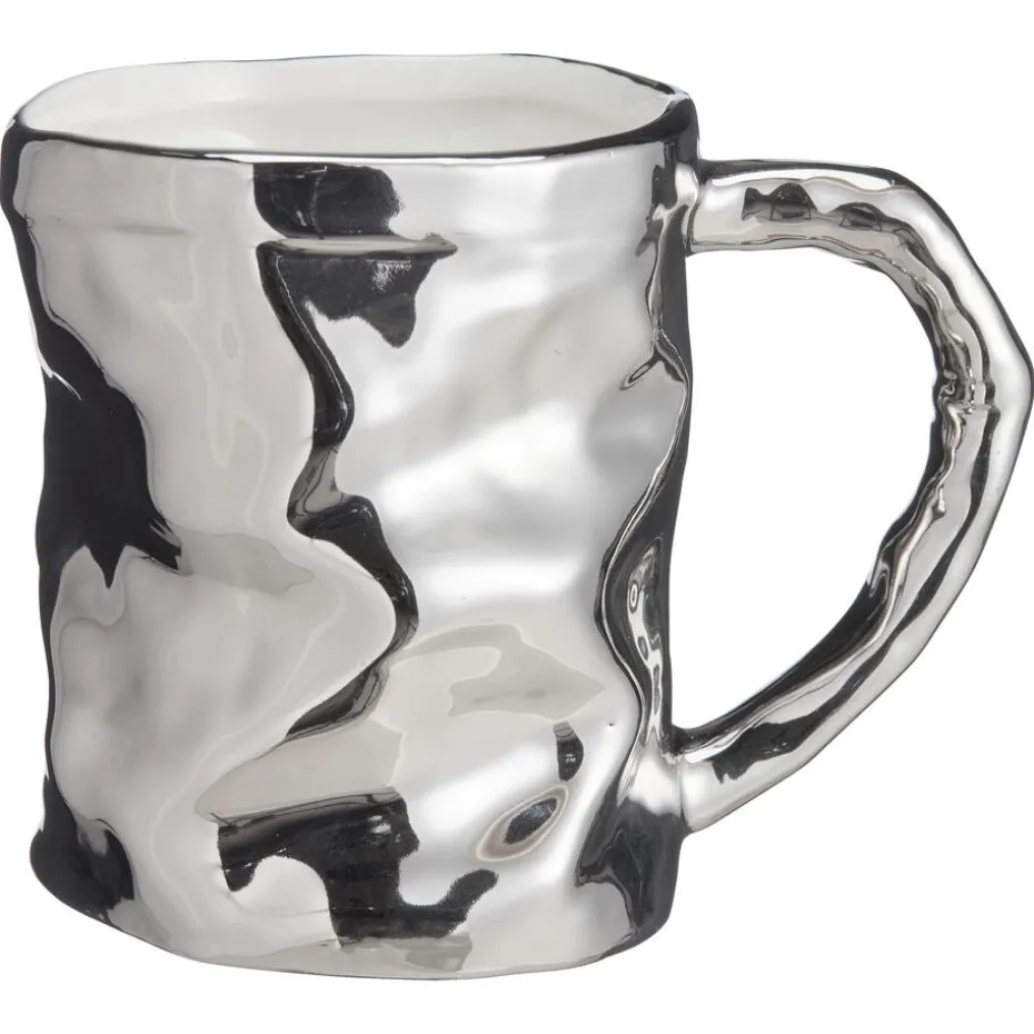 Kwantum Mokken | Mokken | Mok Met Oor Blend  300ml Zilver