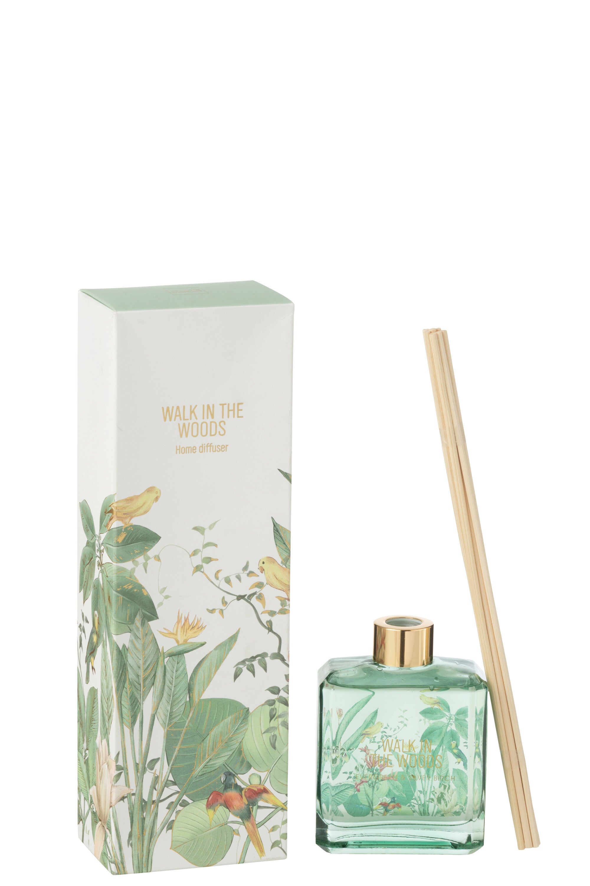 J-Line geurstokjes Walk In The Woods - Evergreen & Silver Bi
