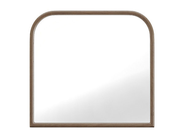 Miroir en bois d'hévéa - L. 75 x H. 80 cm - Naturel - SANYA