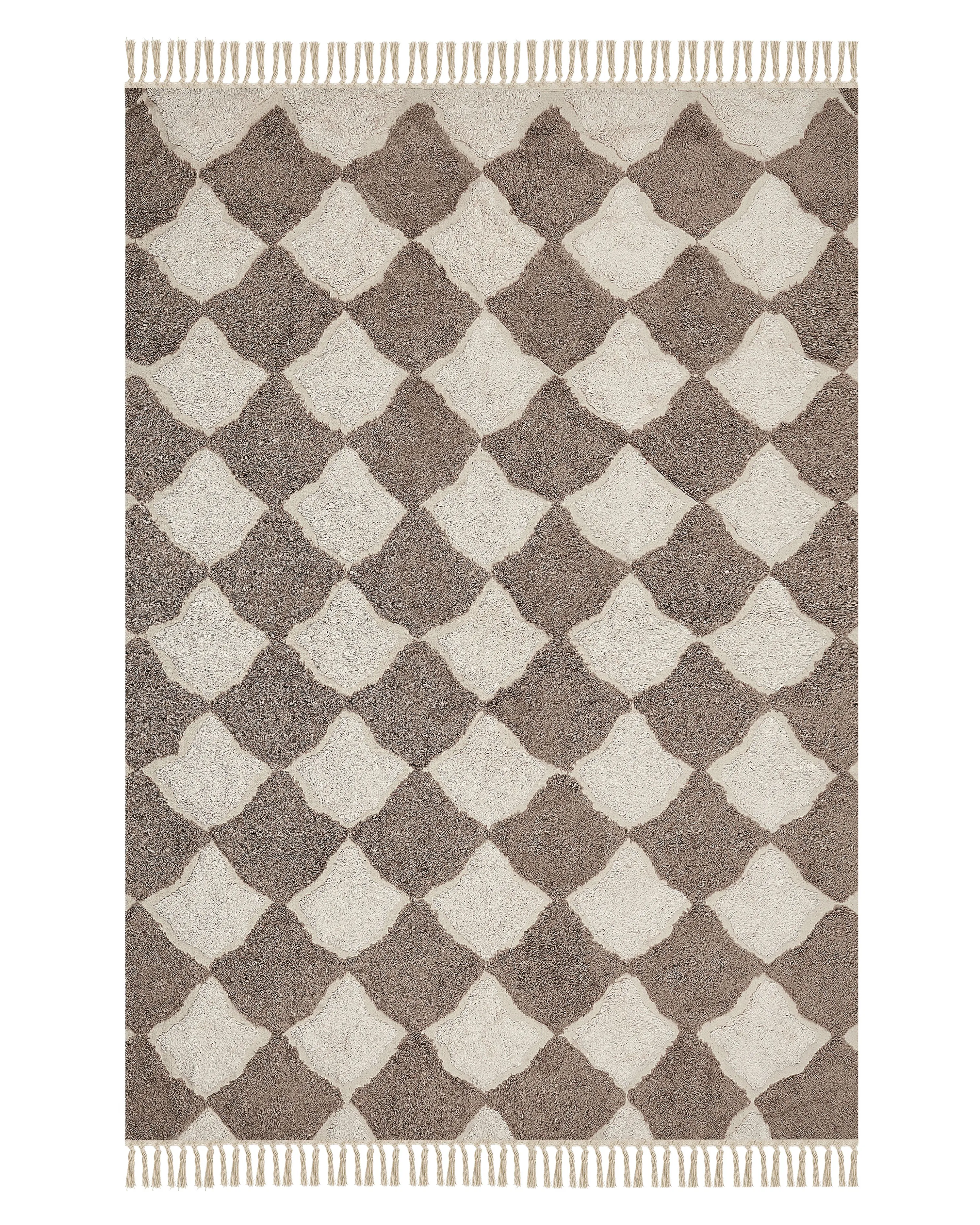 Rug SINOP Beige 140 x 200 cm Cotton