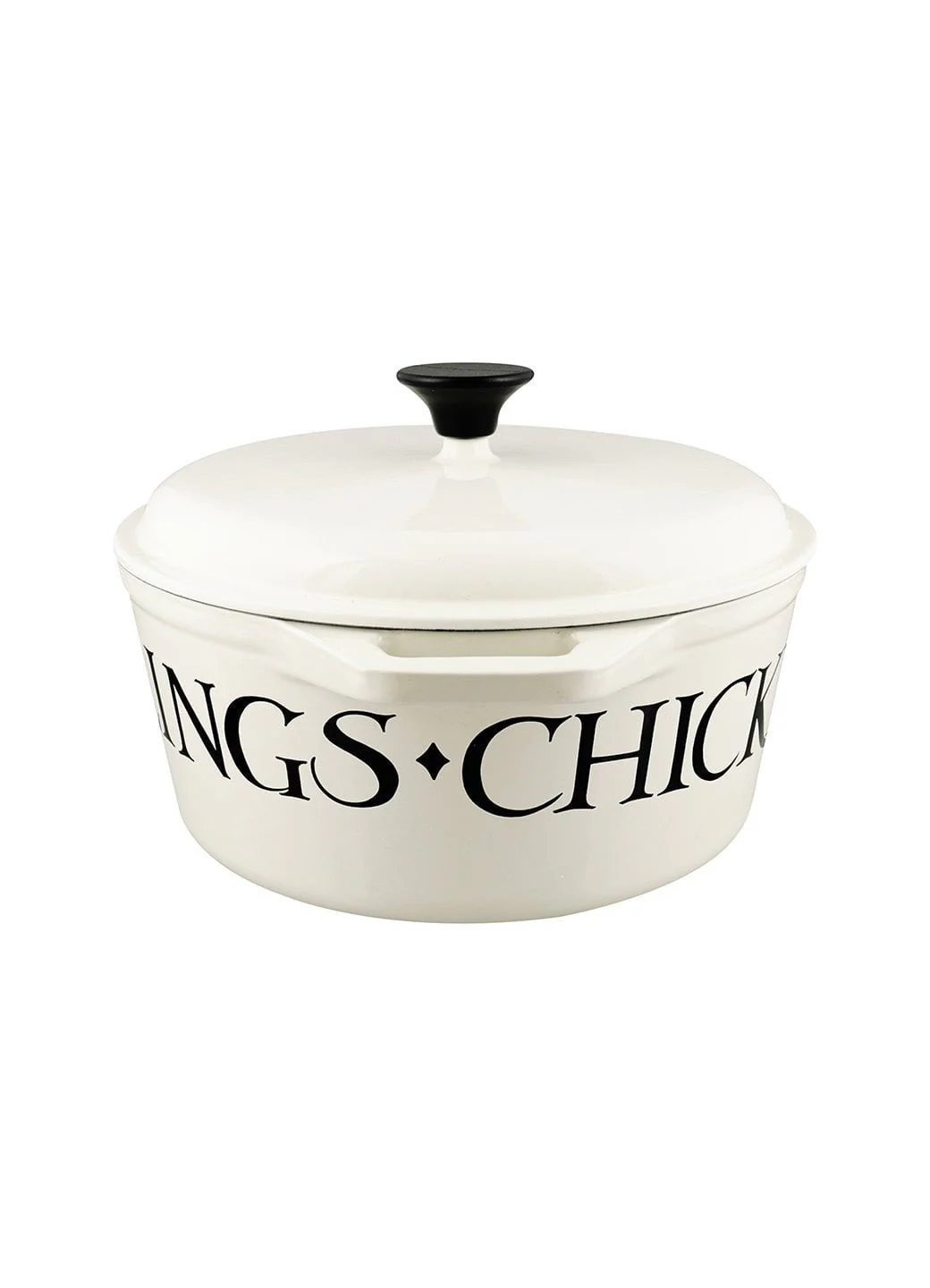 Black Toast Cast Iron Casserole Pot