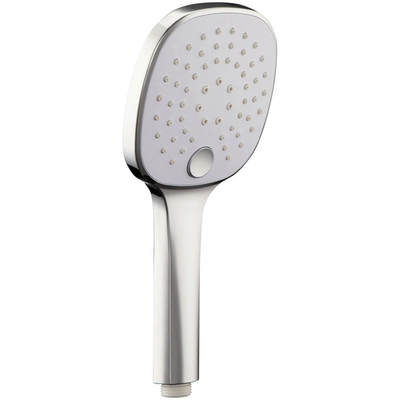 Handbrause »Meloa«, Ø 11,5 cm, chromfarben/weiß