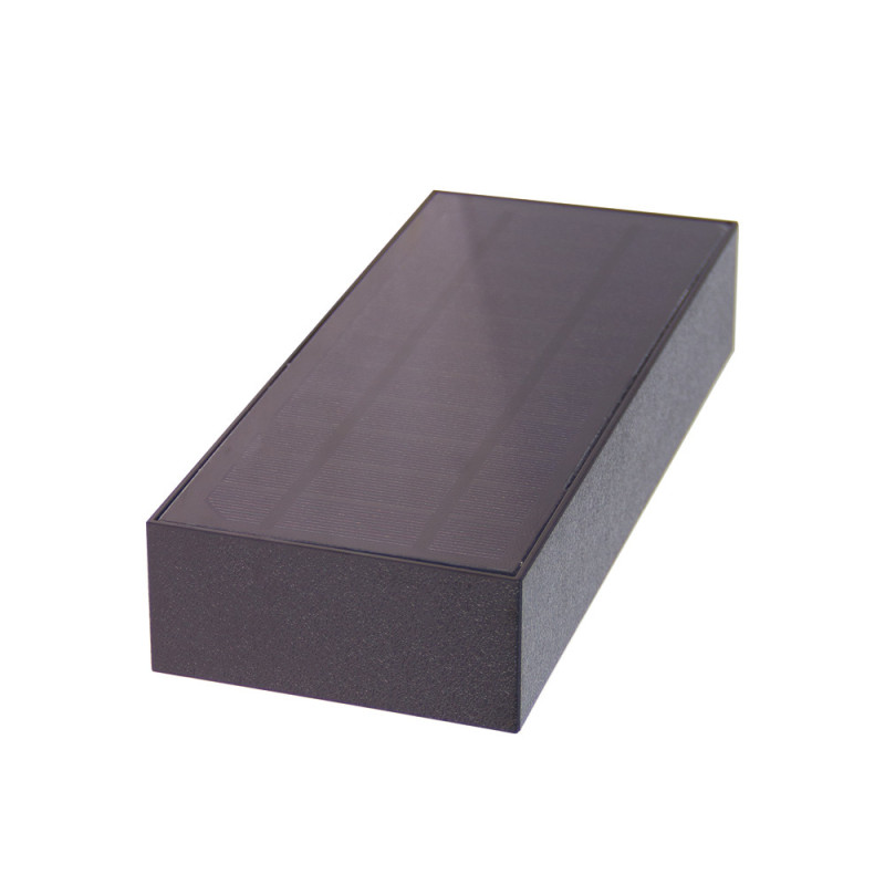 Applique LED solaire avec détecteur de mouvement noire 900 lm XANLITE