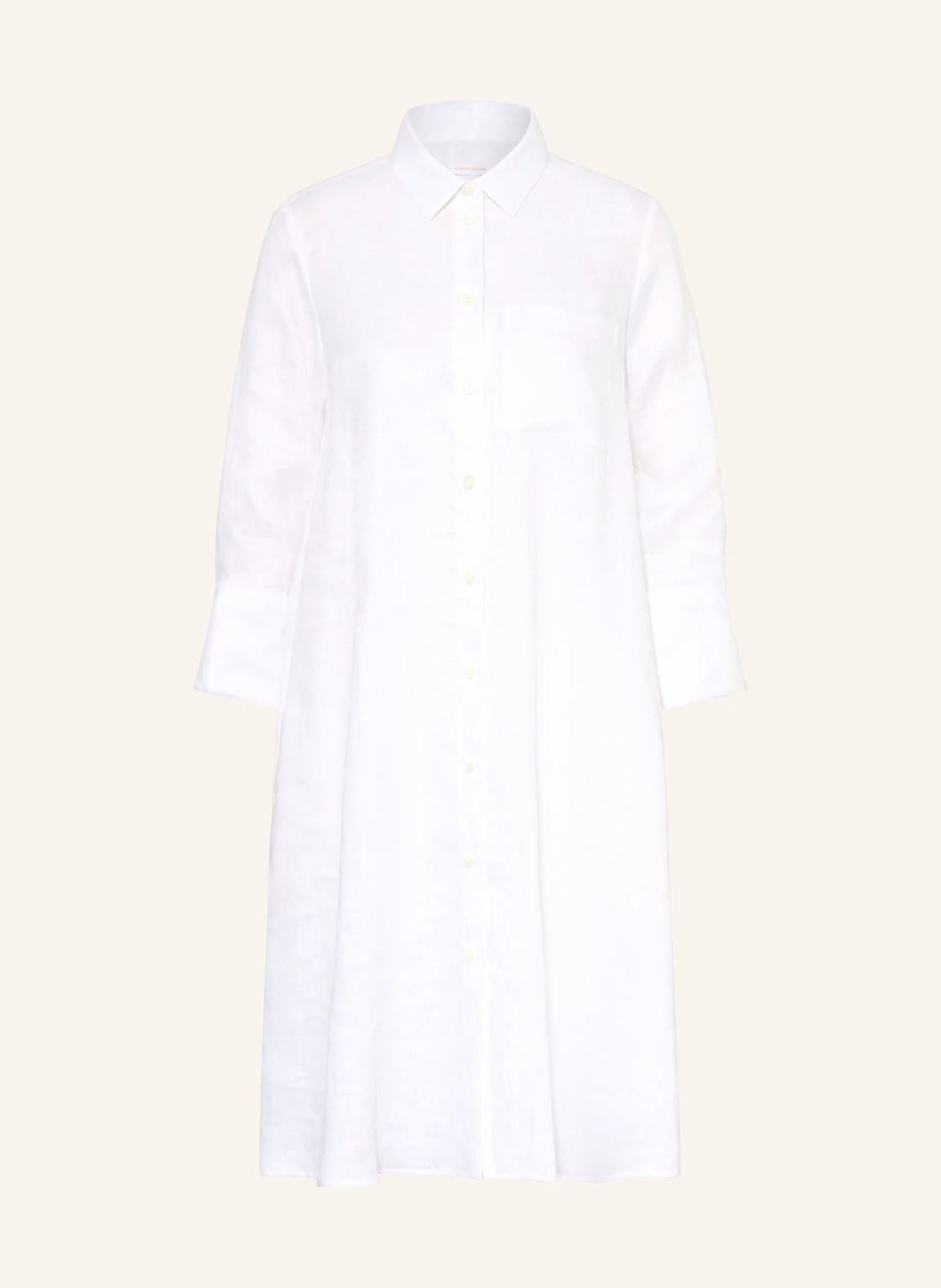 ROBERT FRIEDMAN Hemdblusenkleid aus Leinen