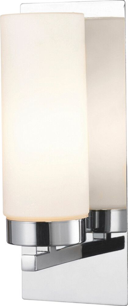VEGGLAMPE MARKSLÖJD NORRSUNDET KROM/HVIT E14 IP44