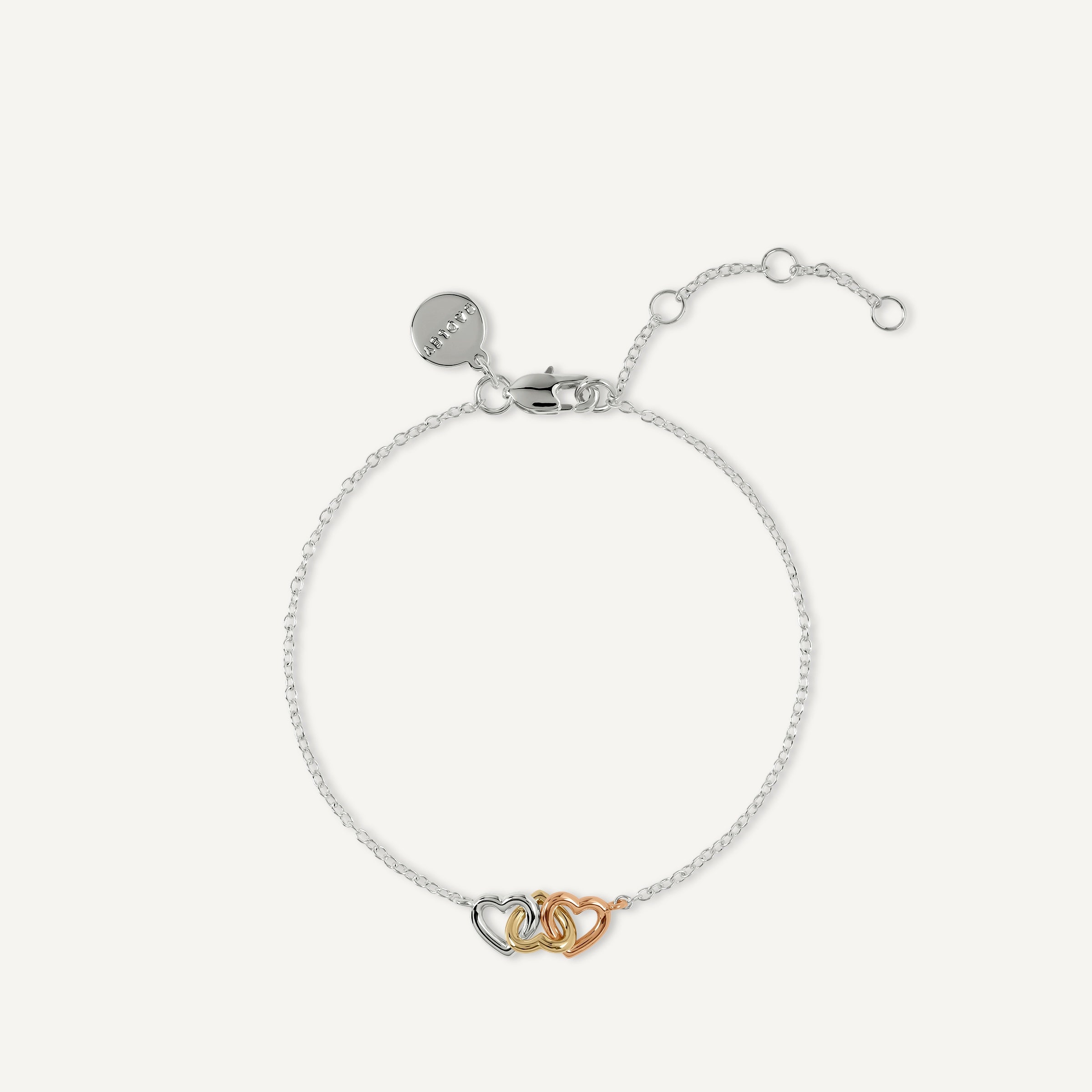 Love You Lots - Triple Heart Charm Bracelet