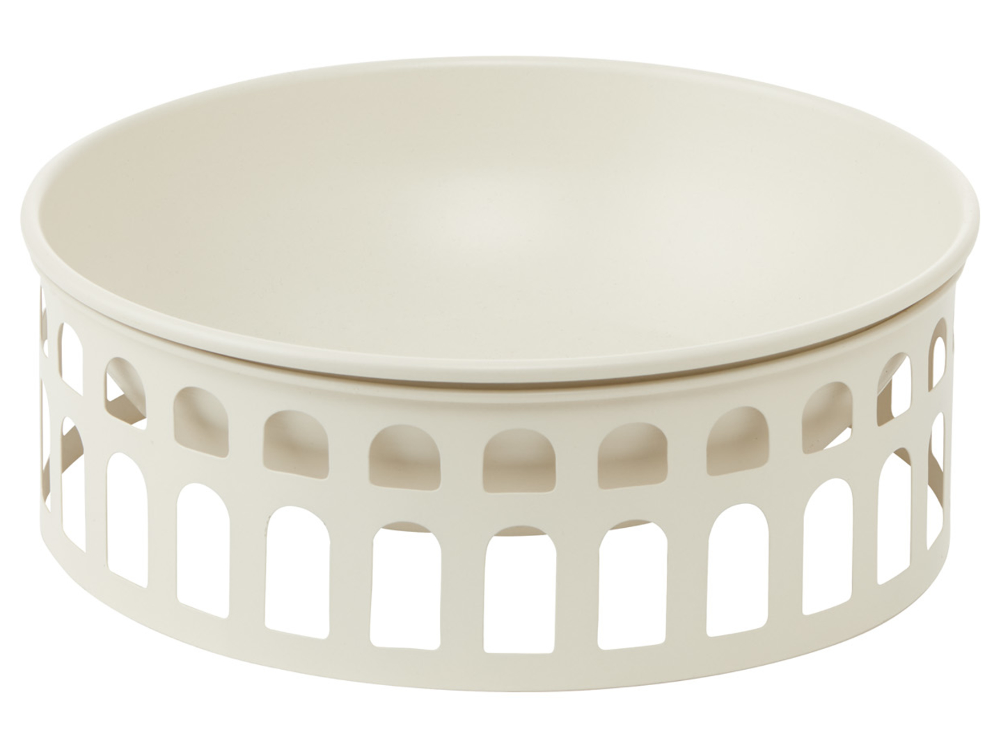 Patera dekoracyjna Base Modern Living 24 cm ecru