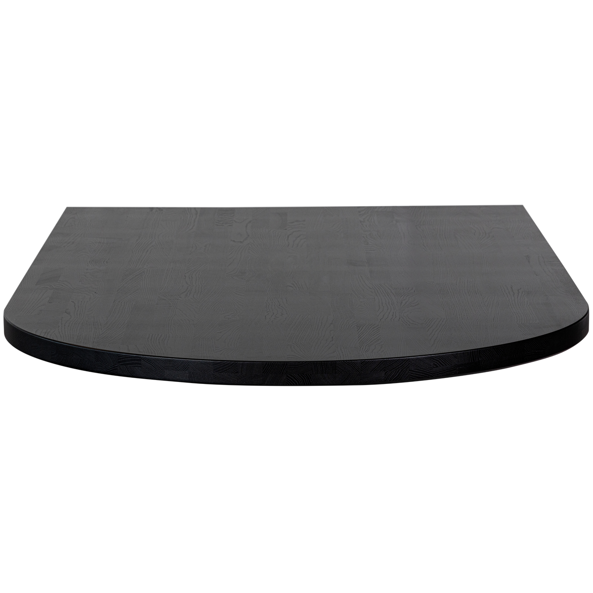 WOOOD lungo onderdeel tafelblad rond Tablo - Essen - Zwart - 5x210x120