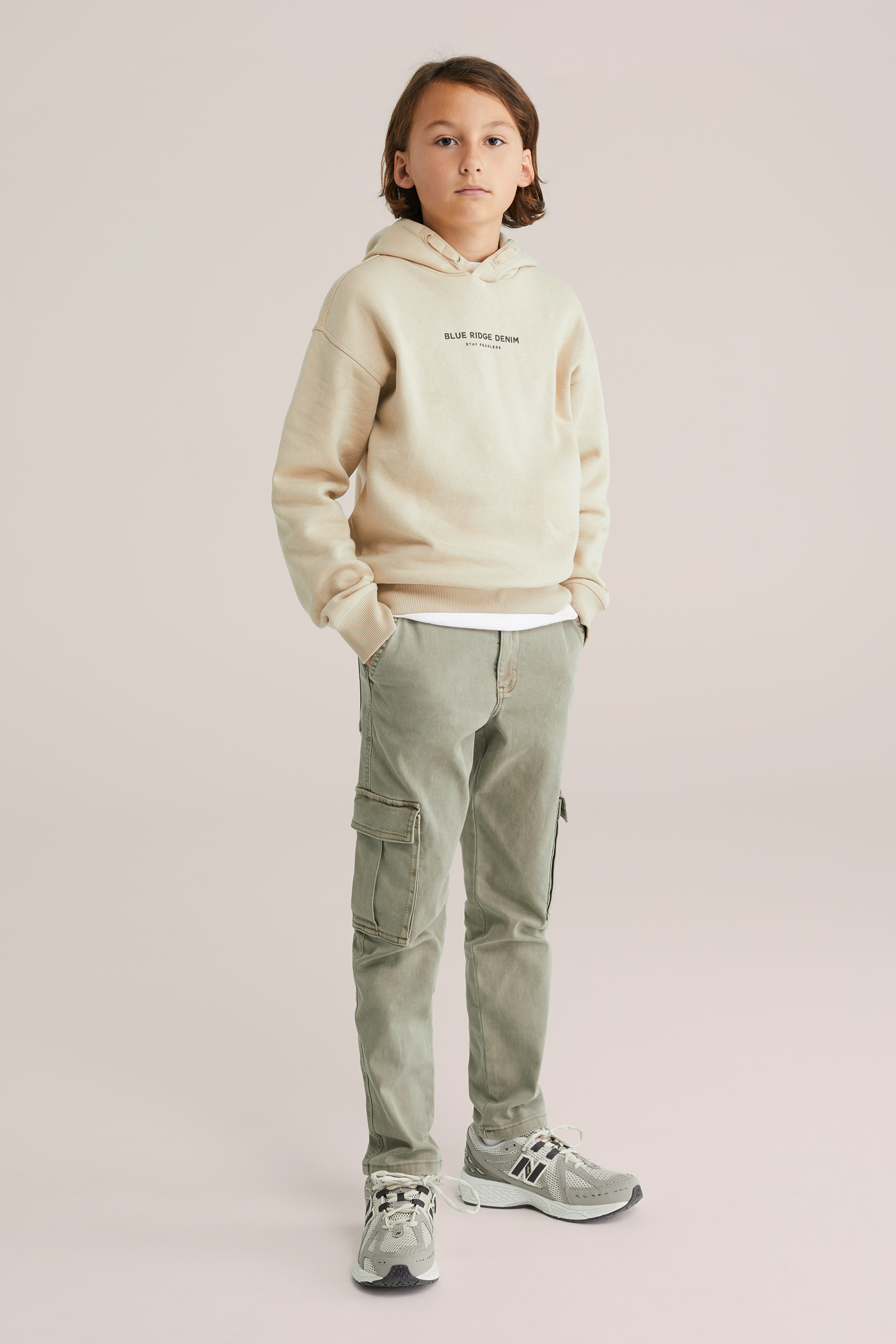 Jongens regular fit cargojeans