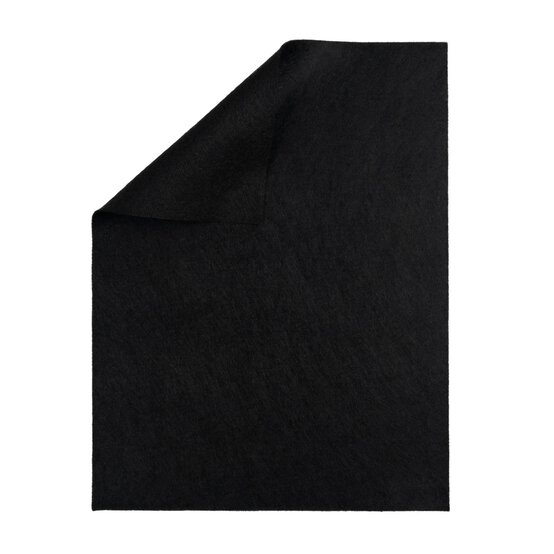 Black Polyester Felt Sheet A4