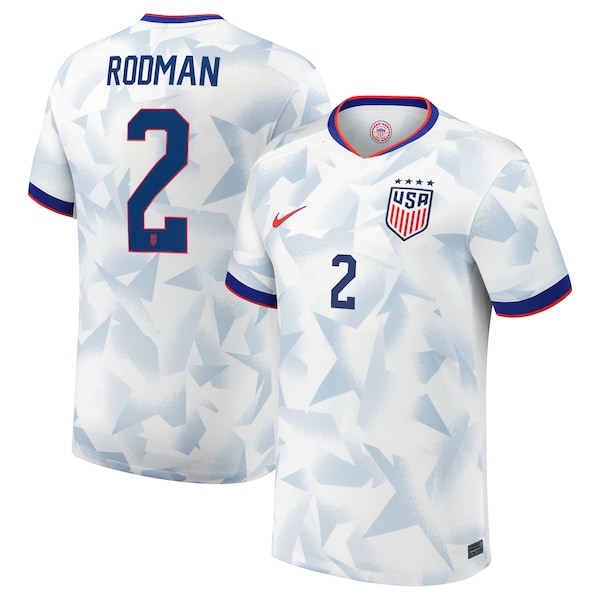 Trinity Rodman USMNT Nike 2025 Home Replica Player Jersey - White
